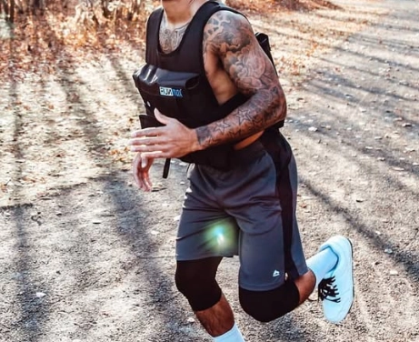 RUNmax weighted vest sits tight